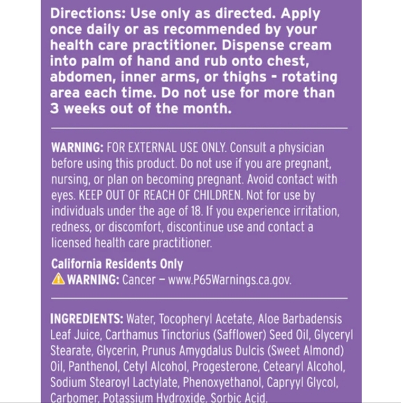 Emerita by Life Flo Balancing Cream - Picture 3 of 3